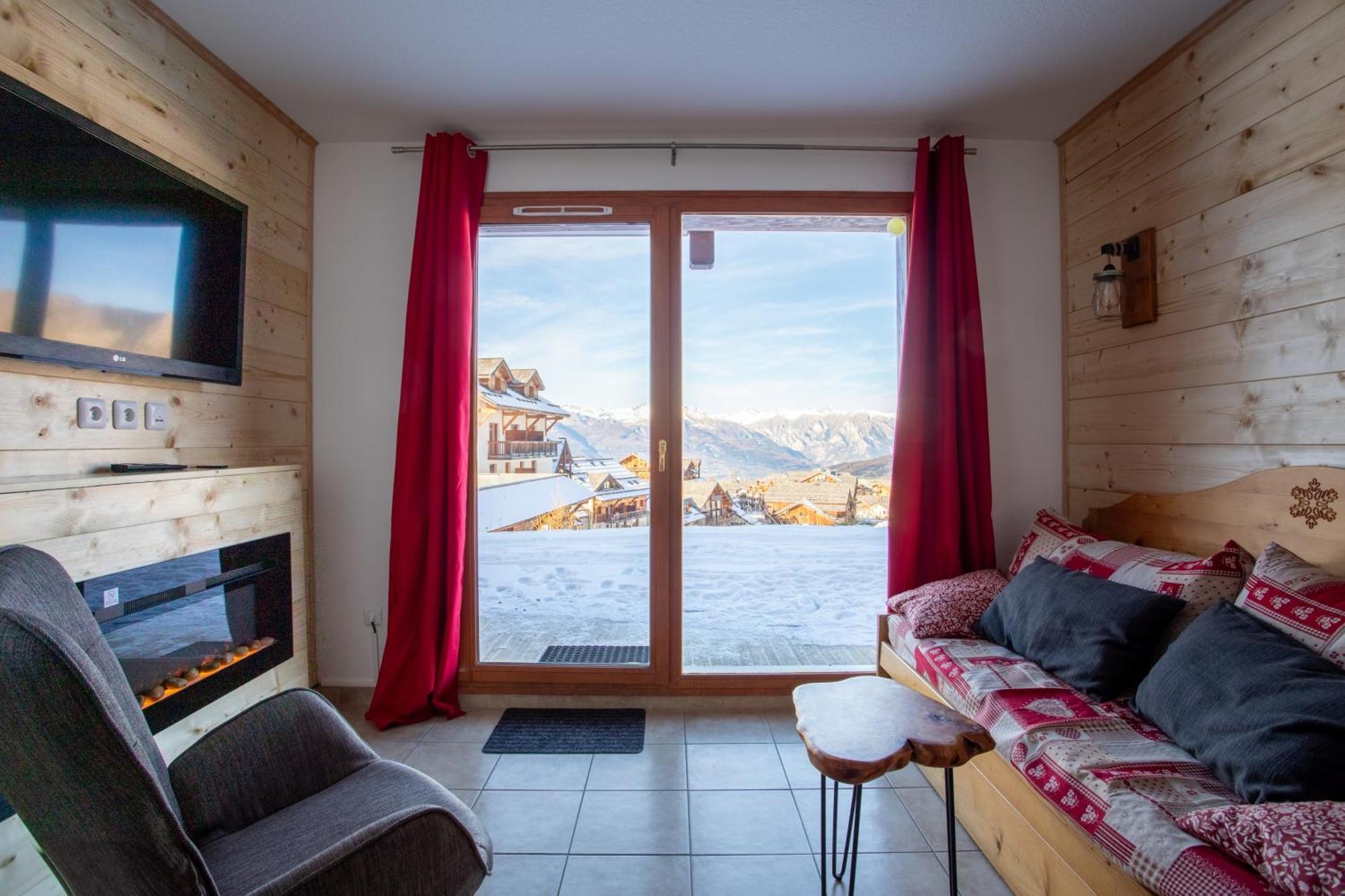 Cosy Cottage 1800 - Pied Des Pistes - Piscine, Sauna, Parking Privee Les Orres Zewnętrze zdjęcie